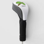 Parson's chameleon illustratie golfheadcover (Schuin)