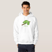 Parson's chameleon illustratie hoodie (Voorkant volledig)