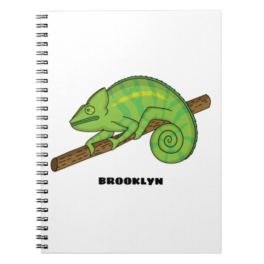 Parson's chameleon illustratie notitieboek (Voorkant)