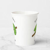 Parson's chameleon illustratie papieren bekers (Links)