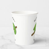 Parson's chameleon illustratie papieren bekers (Rechts)