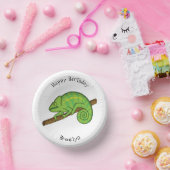 Parson's chameleon illustratie papieren kommen (Feest)