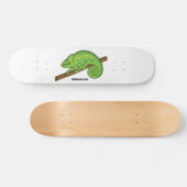 Parson's chameleon illustratie persoonlijk skateboard (Horizontaal)