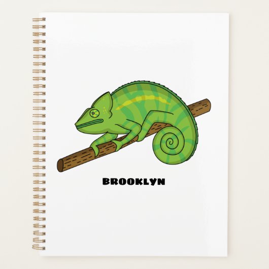 Parson's chameleon illustratie planner (Voorkant)