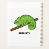Parson's chameleon illustratie planner (Achterkant)