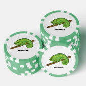 Parson's chameleon illustratie poker chips (Opstapeling)