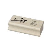 Parson's chameleon illustratie rubberstempel (Stempel)