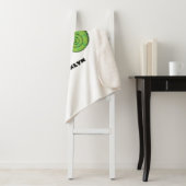 Parson's chameleon illustratie sherpa deken (In situ)