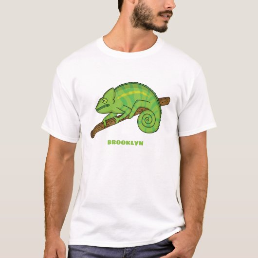 Parson's chameleon illustratie t-shirt (Voorkant)