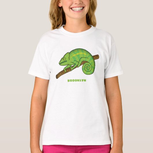 Parson's chameleon illustratie t-shirt (Voorkant)