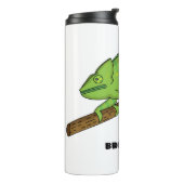 Parson's chameleon illustratie thermosbeker (Gedraaid links)