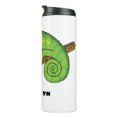 Parson's chameleon illustratie thermosbeker (Geroteerd rechts)
