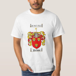 Parsons Family Crest - Parsons Coat of Arms T-shirt