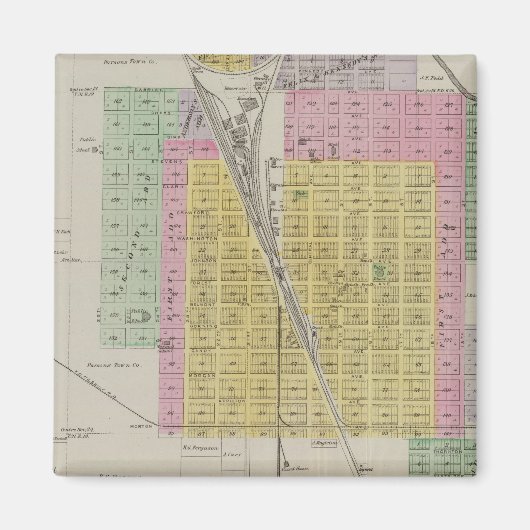Parsons, Labette County, Kansas Magneet (Voorkant)