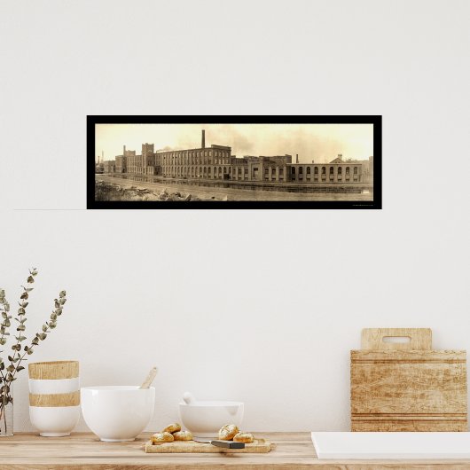 Parsons Paper Holyoke Photo 1909 Poster (Keuken)