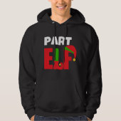 Part Elf Funny Christmas Gift Hoodie (Voorkant)