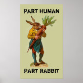 Part Human, Part Rabbit Poster (Voorkant)