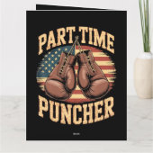 Part Time Puncher Bokshandschoenen Kaart (Achterkant)