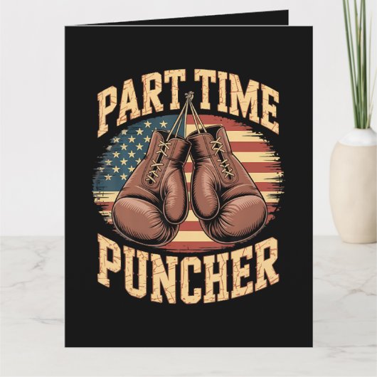 Part Time Puncher Bokshandschoenen Kaart (Voorkant)