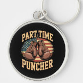 Part Time Puncher Bokshandschoenen Sleutelhanger (Voorkant)