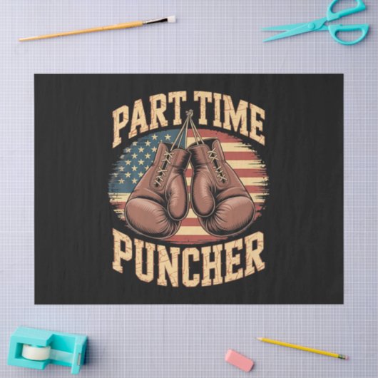 Part Time Puncher Bokshandschoenen Tissuepapier (Craft)