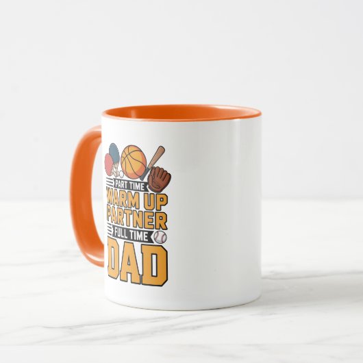 Part Time Warm Up Partner Full Time Dad Mok (Voorkant links)