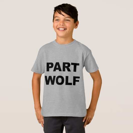 Part Wolf T-shirt (Voorkant volledig)