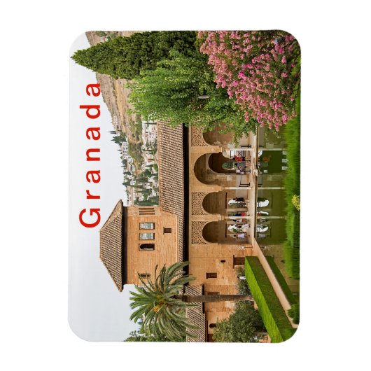 Parthal - fragment van het Alhambra. Magneet (Verticaal)