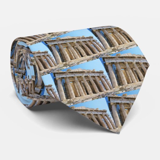 Parthenon, Acropolis Athene Stropdas (Opgerold)