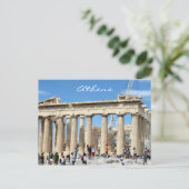 parthenon-acropolis briefkaart (Staand voorkant)