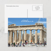 parthenon-acropolis briefkaart (Voorkant / Achterkant)