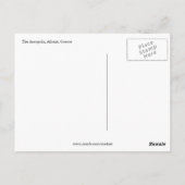 parthenon-acropolis briefkaart (Achterkant)