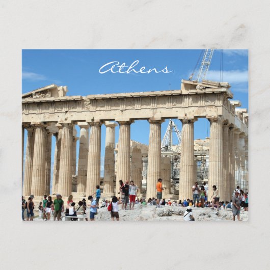 parthenon-acropolis briefkaart (Voorkant)