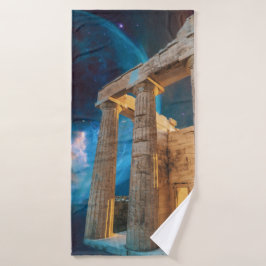 Parthenon Acropolis Griekenland bereikt ruimte Badhanddoek