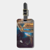 Parthenon Acropolis Griekenland bereikt ruimte Bagagelabel (Voorkant verticaal)