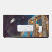 Parthenon Acropolis Griekenland bereikt ruimte Bureaumat (Keyboard & Muis)