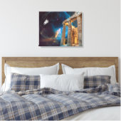 Parthenon Acropolis Griekenland bereikt ruimte Canvas Afdruk (Insitu (Slaapkamer))