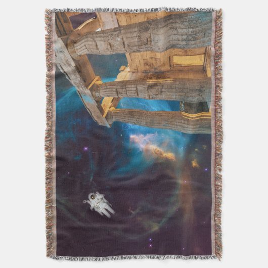 Parthenon Acropolis Griekenland bereikt ruimte Deken (Voorkant Verticaal)