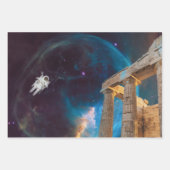 Parthenon Acropolis Griekenland bereikt ruimte Inpakpapier Vel (Voorkant 3)