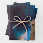 Parthenon Acropolis Griekenland bereikt ruimte Inpakpapier Vel (In situ)