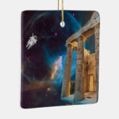 Parthenon Acropolis Griekenland bereikt ruimte Keramisch Ornament (Rechts)