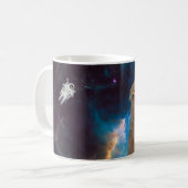 Parthenon Acropolis Griekenland bereikt ruimte Koffiemok (Voorkant links)