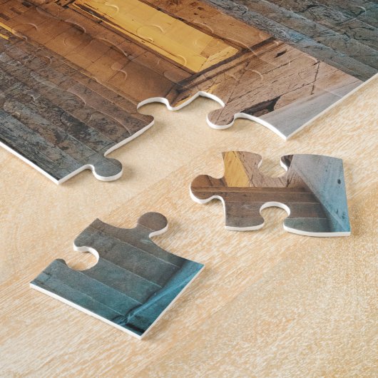 Parthenon Acropolis Griekenland bereikt ruimte Legpuzzel (Zijkant)