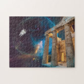Parthenon Acropolis Griekenland bereikt ruimte Legpuzzel (Horizontaal)