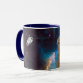 Parthenon Acropolis Griekenland bereikt ruimte Mok (Voorkant links)