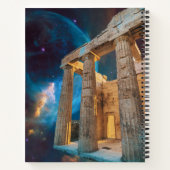 Parthenon Acropolis Griekenland bereikt ruimte Notitieboek (Achterkant)