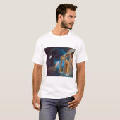 Parthenon Acropolis Griekenland bereikt ruimte T-shirt (Voorkant volledig)