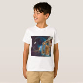 Parthenon Acropolis Griekenland bereikt ruimte T-shirt (Voorkant volledig)