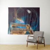 Parthenon Acropolis Griekenland bereikt ruimte Wandkleed (In Situ (horizontaal))