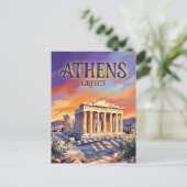 Parthenon (Acropolis) Griekenland Briefkaart (Staand voorkant)